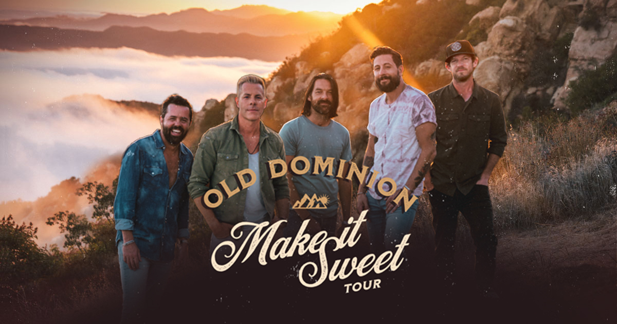 Tunespeak / Register for Old Dominion's Make It Sweet Tour Presale ...