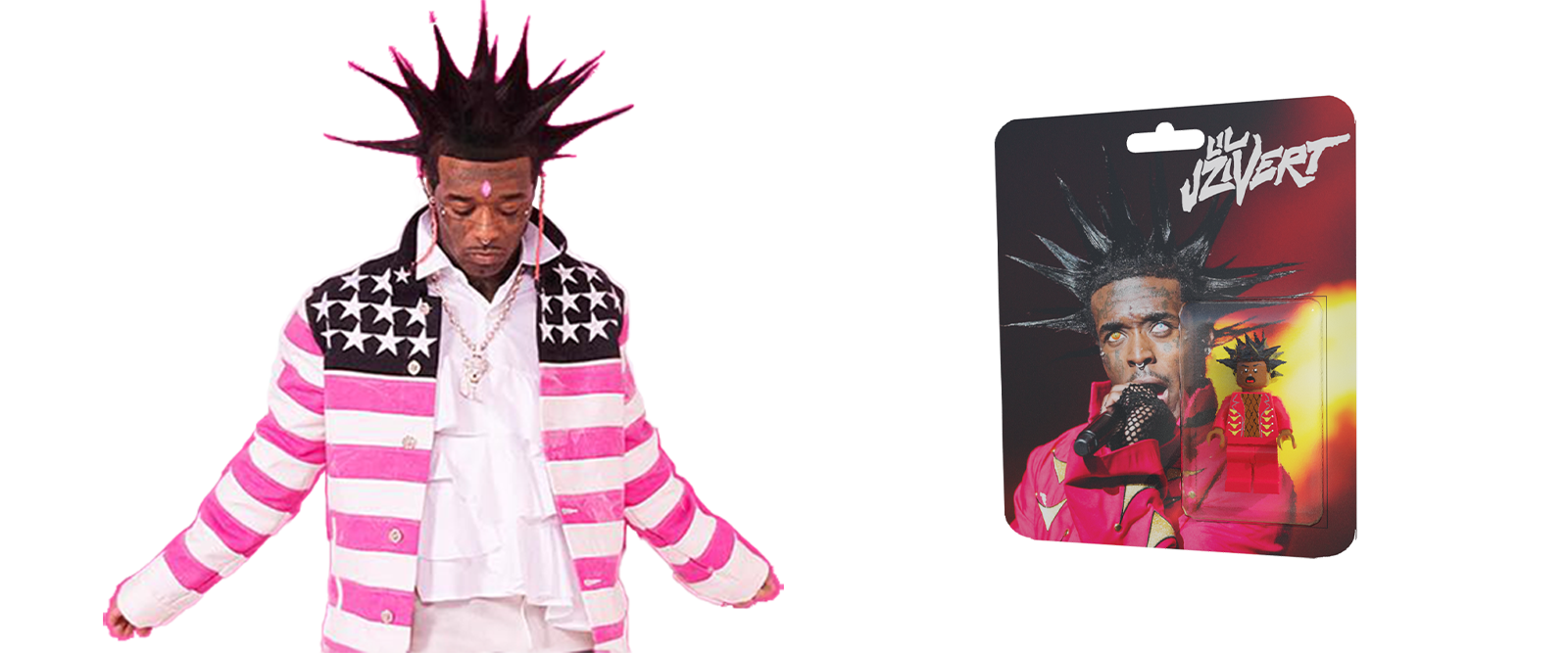 Lil Uzi Vert rockin Pink Tape merch at the WrestleMania performance 💖 📲  More Lil Uzi Vert outfits in @whatsonthestar.app