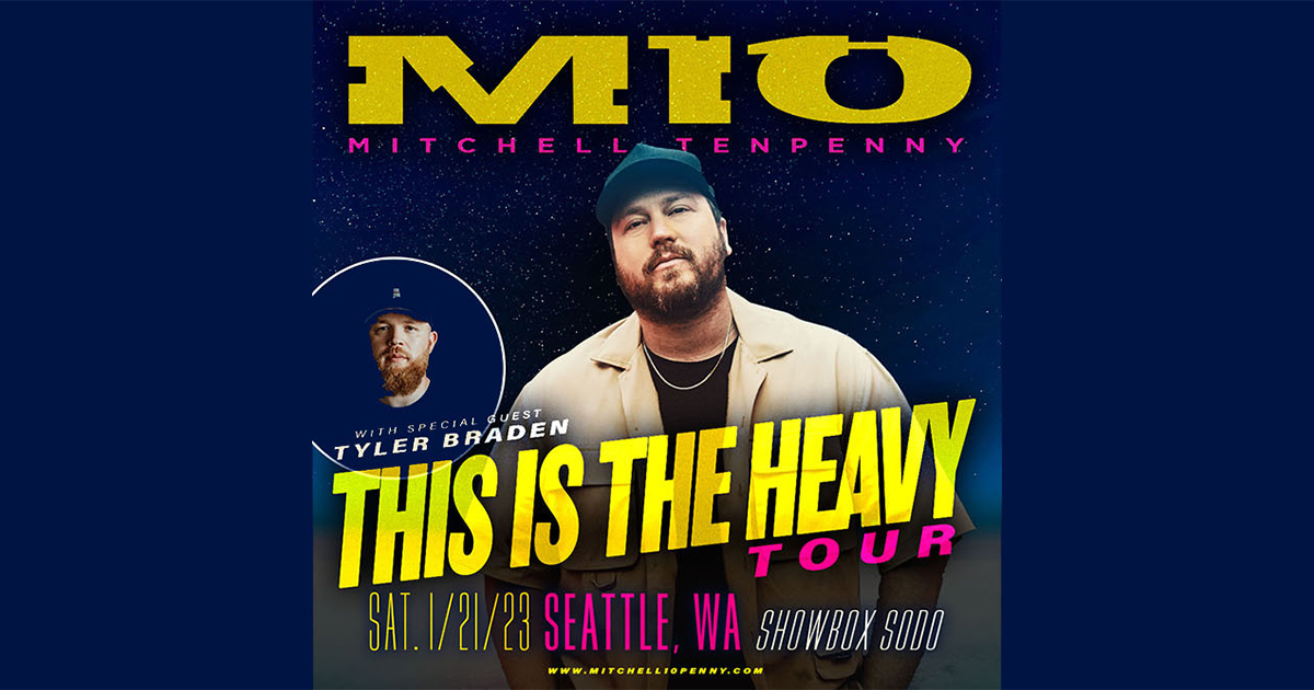 Tunespeak / Mitchell Tenpenny, AEG Presents Pacific Northwest, and