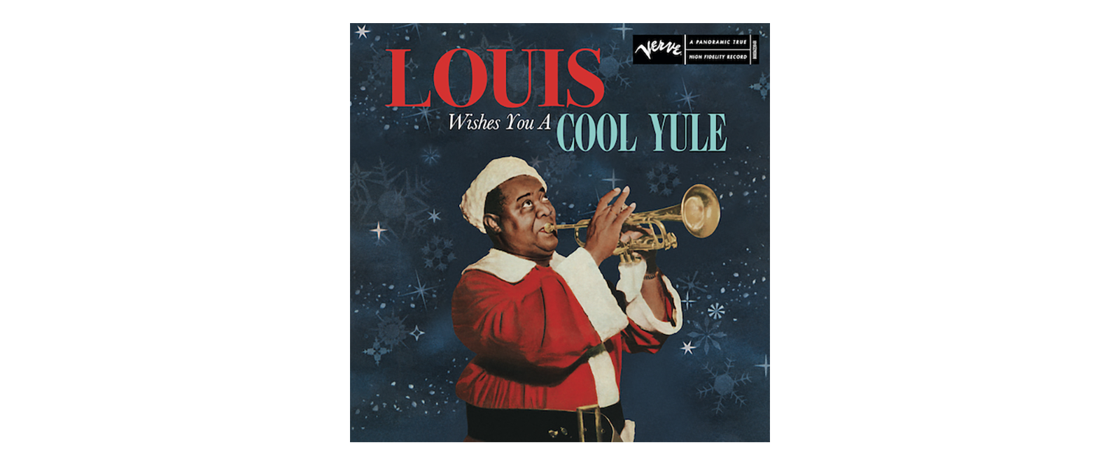 Louis Armstrong Louis Wishes You A Cool Yule LP (Red Vinyl)